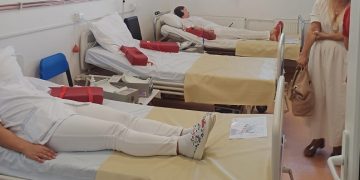 Angajaţi ai Spitalului Județean de Urgență Baia Mare au donat sânge