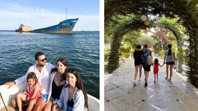 Mihai Morar, imagini din vacanța cu familia