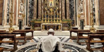 Papa s-a rugat Fecioarei Maria după călătoria la ZMT de la Lisabona