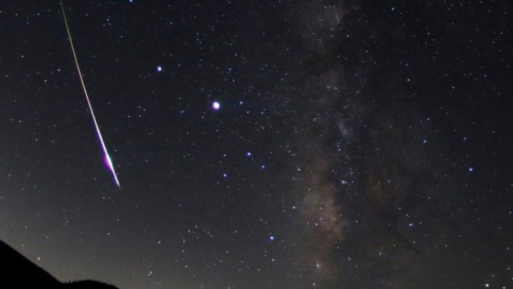 Ploaie de stele căzătoare, vizibilă pe cerul României