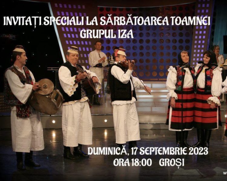 ADRIAN NAIDIN SI GRUPUL IZA VIN LA “ SĂRBĂTOAREA TOAMNEI” LA GROȘI! Programul complet al evenimentului