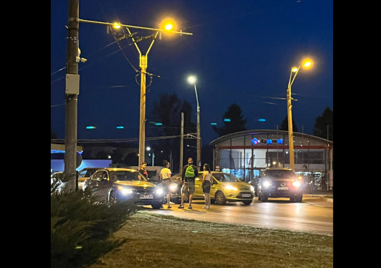 Accident în zona Semiluna din Baia Mare