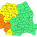 Aproape jumătate de țară, sub cod portocaliu și galben de vijelii, grindină și ploi torențiale