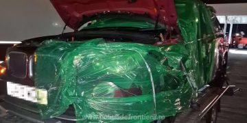 Autoturism căutat de autoritățile britanice, depistat la intrarea în țară