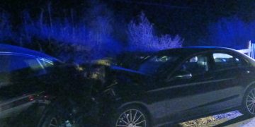 Accident cu două mașini în apropiere de Dej