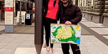 Antonio și Maria, câștigătorii sezonul 7 Mireasa, au fost la Sighetu Marmaţiei şi au agăţat harta în cui (foto)