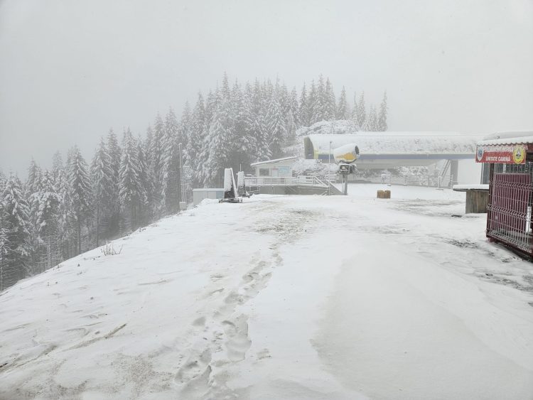 Prima ninsoare din acest sezon din Maramureș – foto