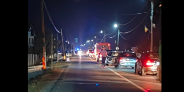 Accident la Gârdani. O autospecială a poliției, implicată în accidentul în care a murit un bărbat de 54 de ani