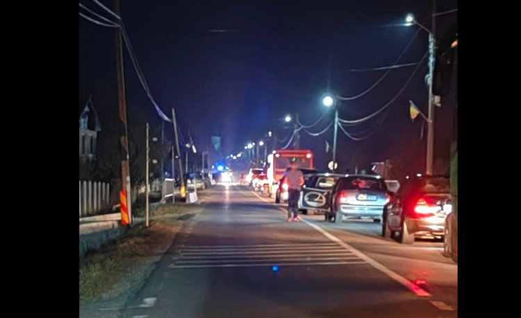 Accident la Gârdani. O autospecială a poliției, implicată în accidentul în care a murit un bărbat de 54 de ani