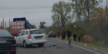 Carambol pe DN 1C. Trafic îngreunat în Cicârlău