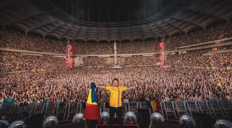 Ed Sheeran, al doilea concert în România, în 2024