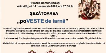 Şezătoare şi „poVESTE DE IARNĂ” la Groşi