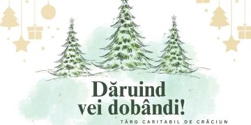 Târg caritabil de Crăciun, la Biblioteca Judeţeană, pentru ajutorarea unei fetiţe care are nevoie de o operație de transplant de cornee