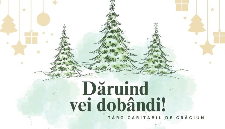 Târg caritabil de Crăciun, la Biblioteca Judeţeană, pentru ajutorarea unei fetiţe care are nevoie de o operație de transplant de cornee