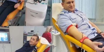 Jandarmii maramureșeni donează sânge în cadrul campaniei „Donăm sânge pentru viață!”