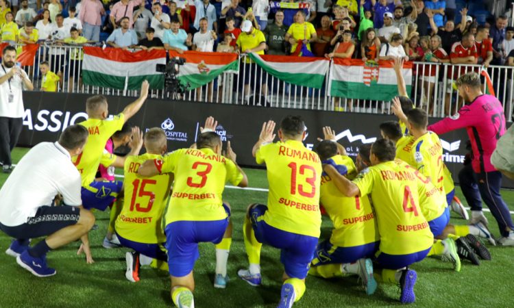 În căutarea singurului trofeu care îi lipsește! România joacă astăzi finala Cupei Mondiale de minifotbal!