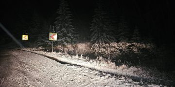 Iarna s-a instalat în Maramureş, a nins în Pasul Prislop. Un ciclon violent se va abate asupra ţării noastre