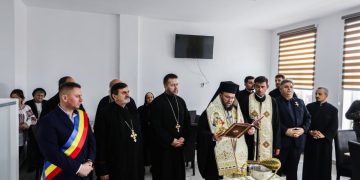 Sfântă liturghie în zi de sărbătoare la Centrul de persoane vârstnice din Baia Sprie