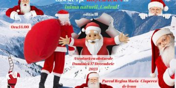 A treia ediţie a aventurii „Găsește-l pe Moș Crăciun în inima naturii, Codrul” are loc în 17 decembrie