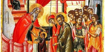 21 noiembrie – Intrarea în Biserică a Maicii Domnului, sărbătoare cu cruce roșie