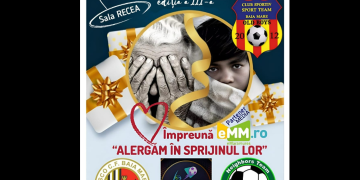 Împreună alergăm în sprijinul lor! C.S. SPORT TEAM Baia Mare organizează Cupa „Moș Nicolae” la minifotbal