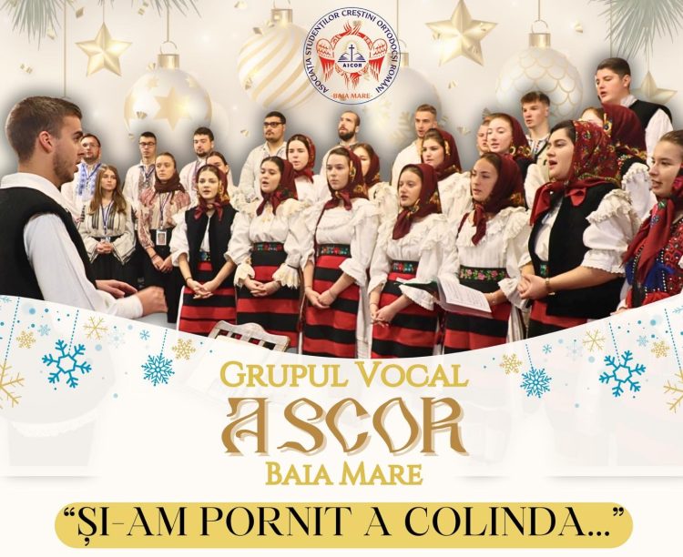 Grupul vocal ASCOR porneşte cu colindul