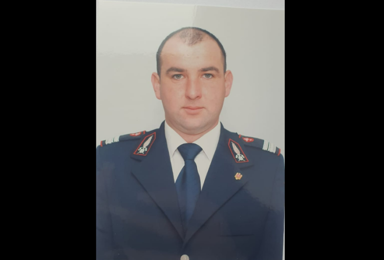 Zi tristă în cadrul ISU Maramureș: sg.maj. Tomoiaga Grigore Maftei, condus pe ultimul drum