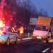 Carambol în Recea. Trafic aglomerat pe DN 1C. FOTO