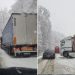 Iarna s-a instalat în Maramureş. Probleme în trafic în Pasul Gutâi