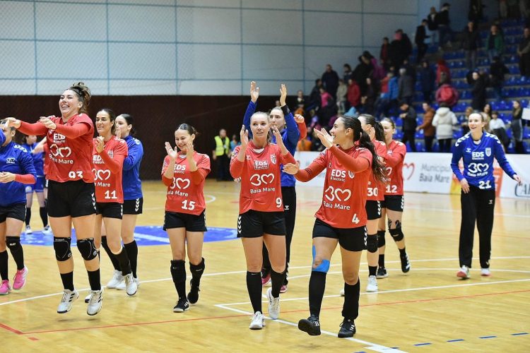 Handbal feminin. Liga Florilor. CS Minaur Baia Mare obţine 3 puncte şi urcă pe locul 8