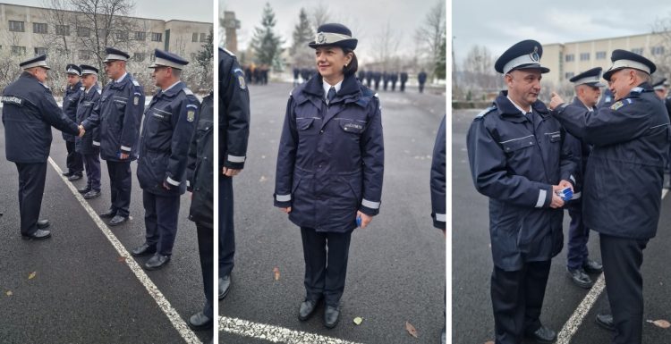 Avansare în gradul militar următor a unui ofițer și a unsprezece subofițeri la Jandarmeria Maramureș