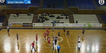 Volei. Divizia A1. Victorie clară a echipei Ştiinţa Explorări cu Universitatea Cluj