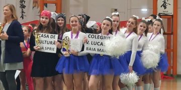 Majoretele juniroare de la CN „Vasile Lucaciu”, locul I la Colibri Dance Festival