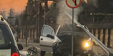 Accident în Baia Sprie