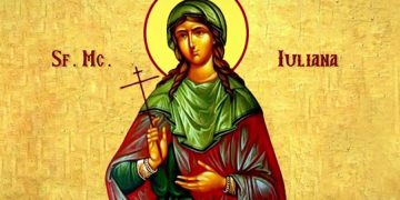 21 decembrie, pomenirea sfintei mucenițe Iuliana din Nicomidia