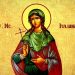 21 decembrie, pomenirea sfintei mucenițe Iuliana din Nicomidia