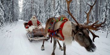 Traseul lui Moș Crăciun poate fi urmărit live. Sania trasă de reni transmite date GPS în timp real