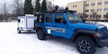 Jandarmii montani maramureşeni, dotaţi cu un Jeep Wrangler