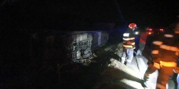 Accident spectaculos pe DN1C, în Buciumi