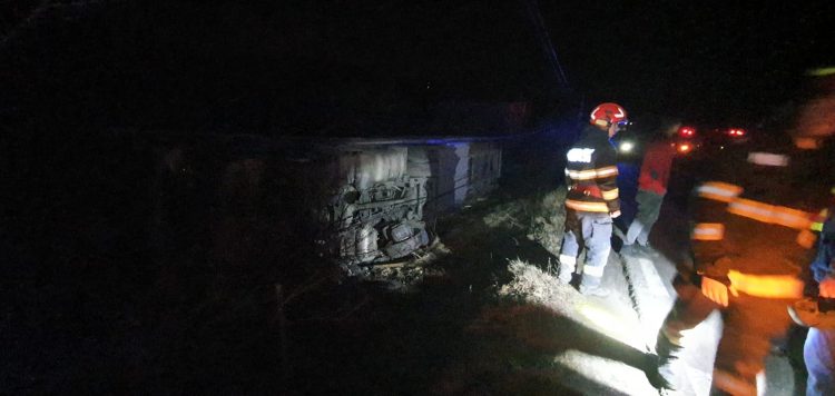 Accident spectaculos pe DN1C, în Buciumi