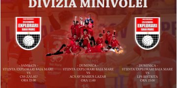 Volei. Turneu în Baia Mare pentru echipa de minivolei