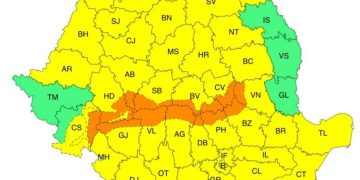 Judeţul Maramureş intră în această dimineaţă sub alertă COD GALBEN de intensificări ale vântului