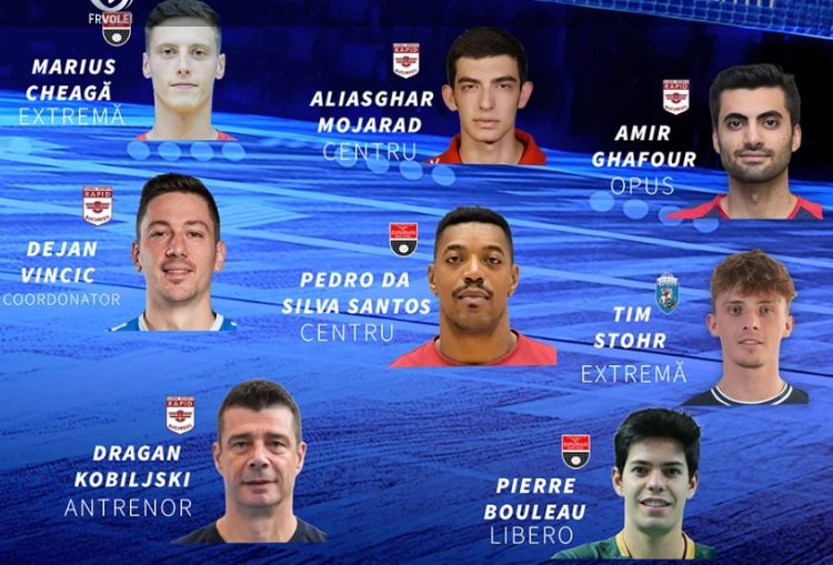 Volei. Trei jucători de la Știința Explorări Baia Mare în echipa etapei a 19-a