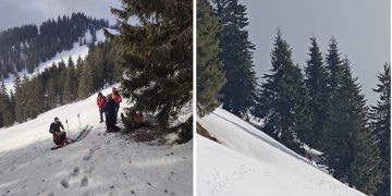 Doi ucraineni, tată şi fiu, s-au rătăcit în Munţii Maramureşului. Salvamontiştii i-au găsit în hipotermie, însetați și flămânzi