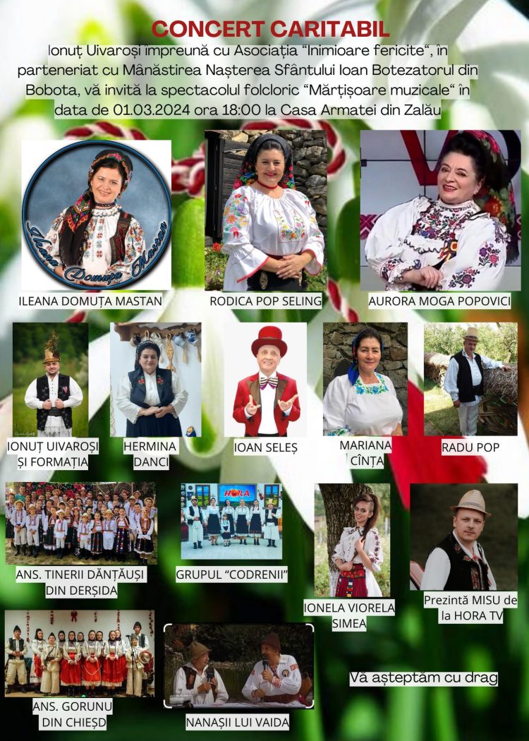 CONCERT CARITABIL ”MĂRȚIȘOARE MUZICALE”