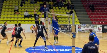 Volei. Divizia A1. Știința Explorări Baia Mare – CSU UV Timișoara 3-0 (25-18, 25-8, 25-14)