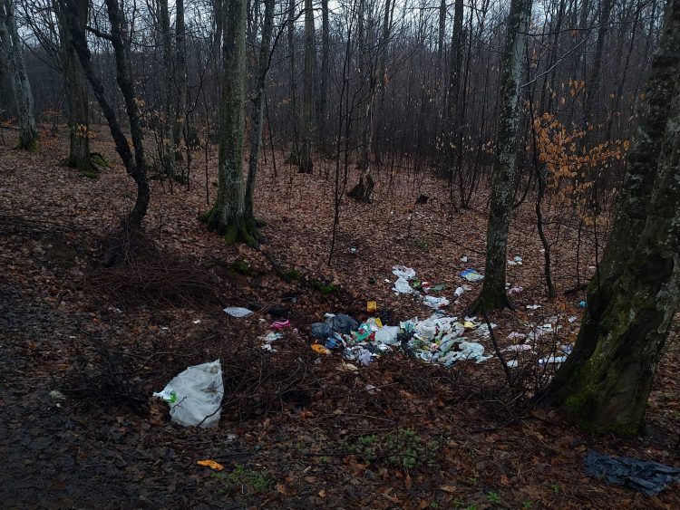 Depozit de gunoaie în Dealul Pietrișului