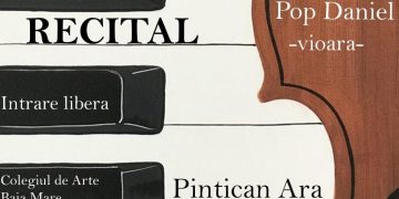 Recital de vioară şi pian la Colegiul de Arte