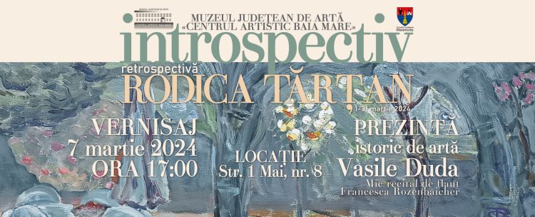Vernisaj expoziție retrospectivă „Introspectiv”, de Rodica Tărţan