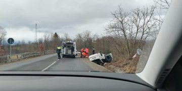 Accident la ieșirea din Ocna Șugătag spre Budești